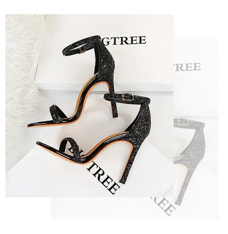 Maisy Sequin Stiletto Heels