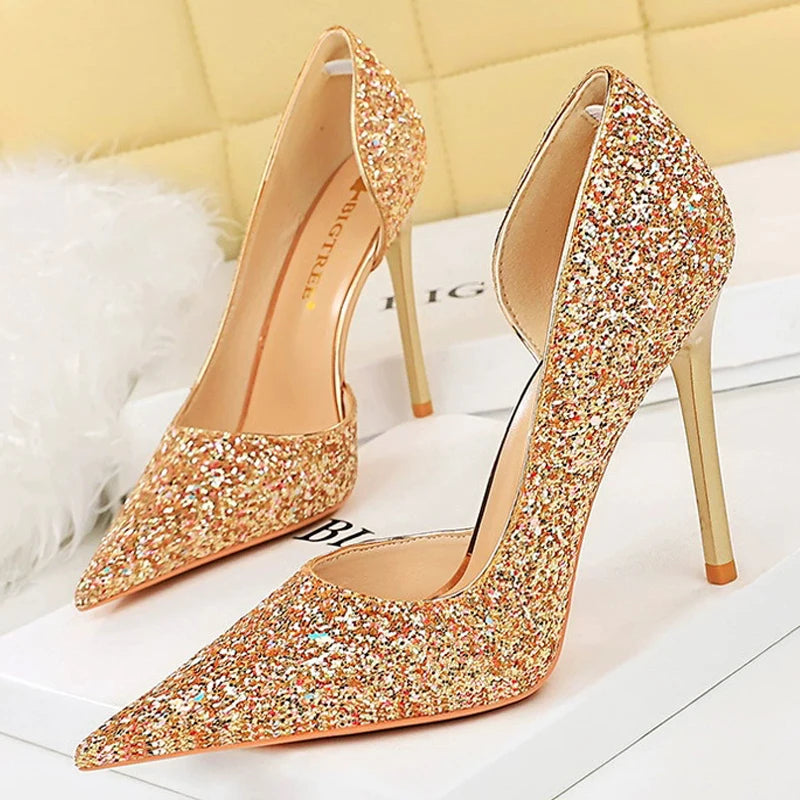Luxury Sparkly Stiletto Heels