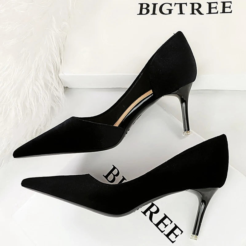 Madeline Suede High Heels