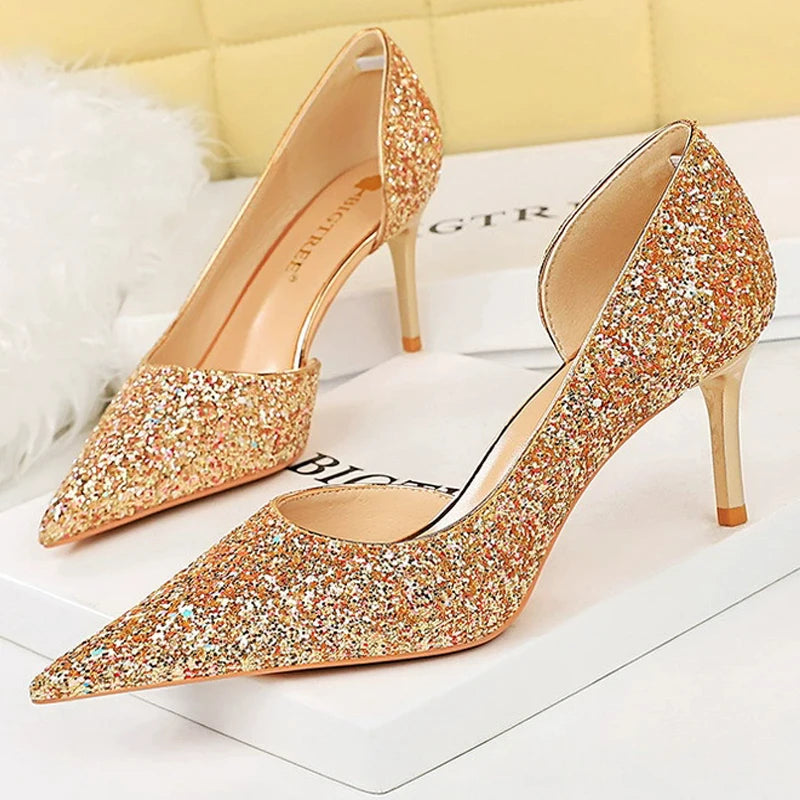 Luxury Sparkly Stiletto Heels