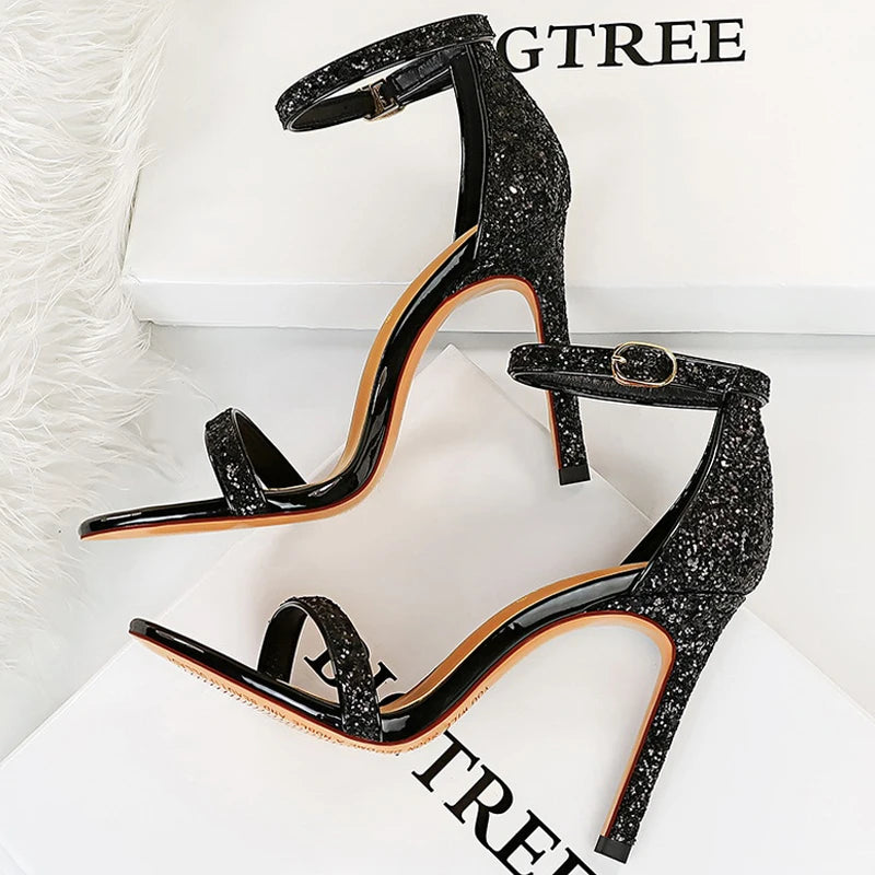 Maisy Sequin Stiletto Heels