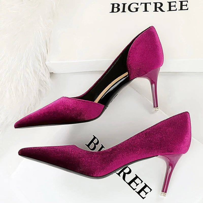 Madeline Suede High Heels