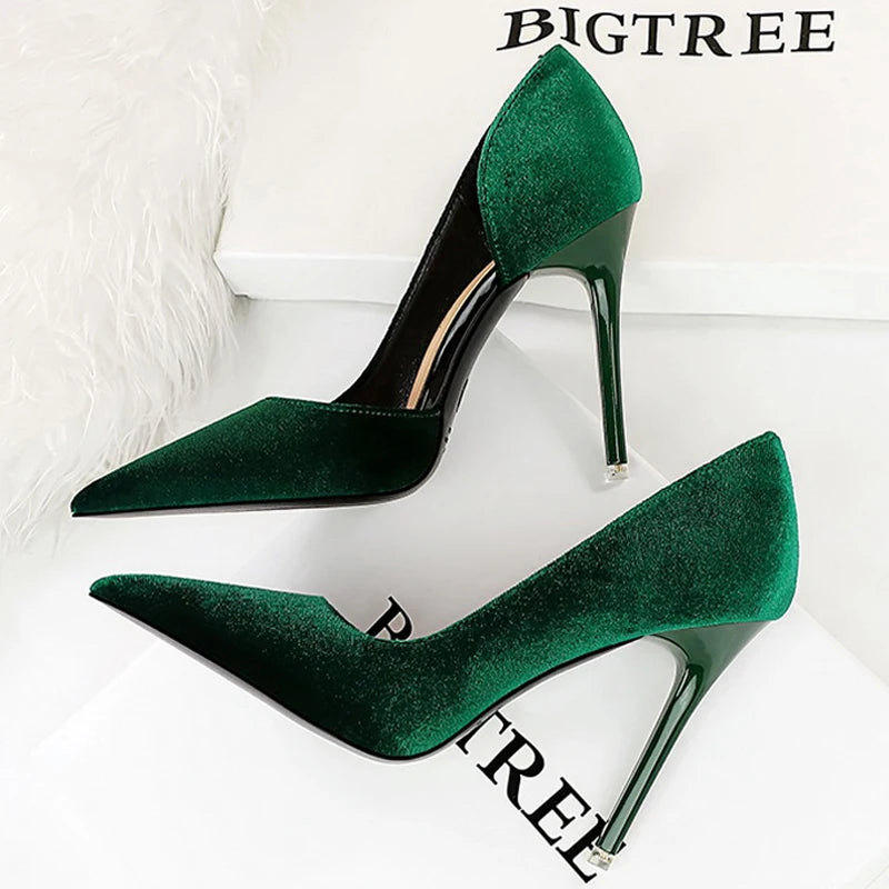 Madeline Suede High Heels