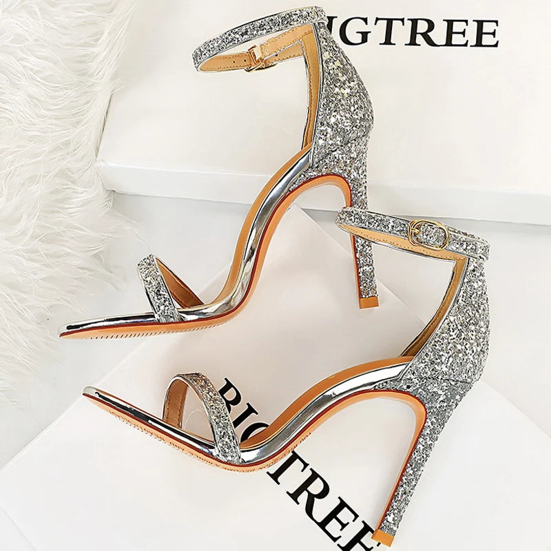 Maisy Sequin Stiletto Heels