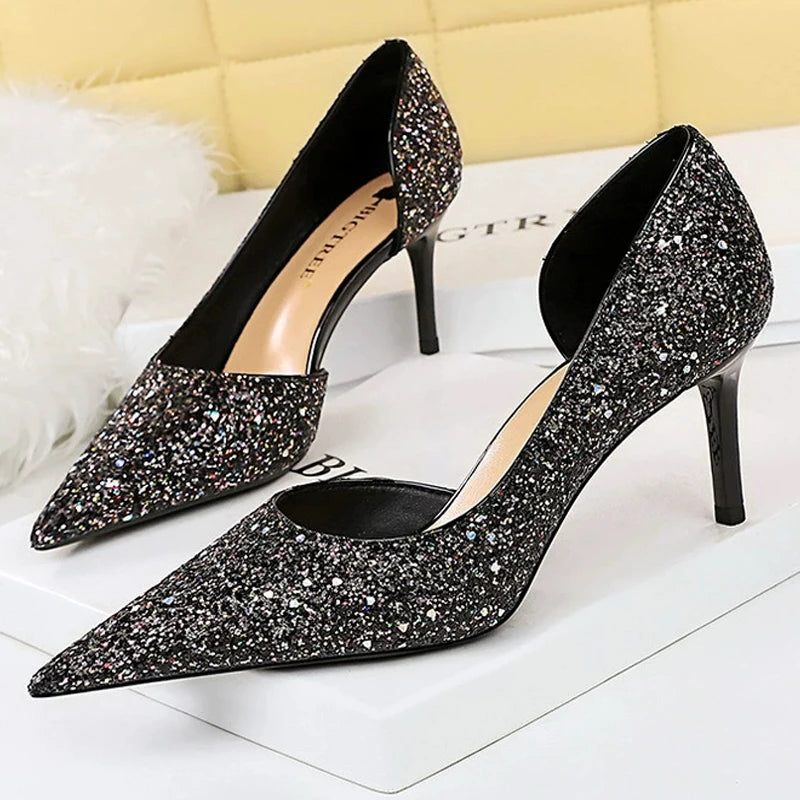 Luxury Sparkly Stiletto Heels