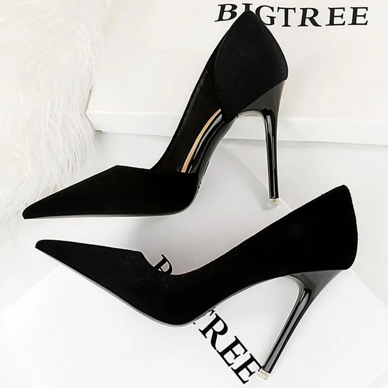 Madeline Suede High Heels