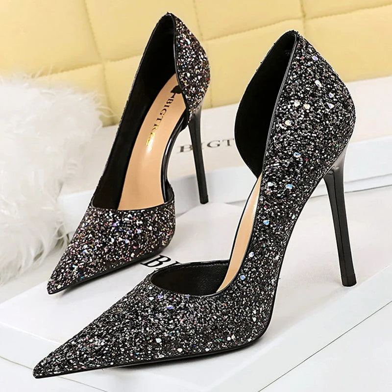 Luxury Sparkly Stiletto Heels