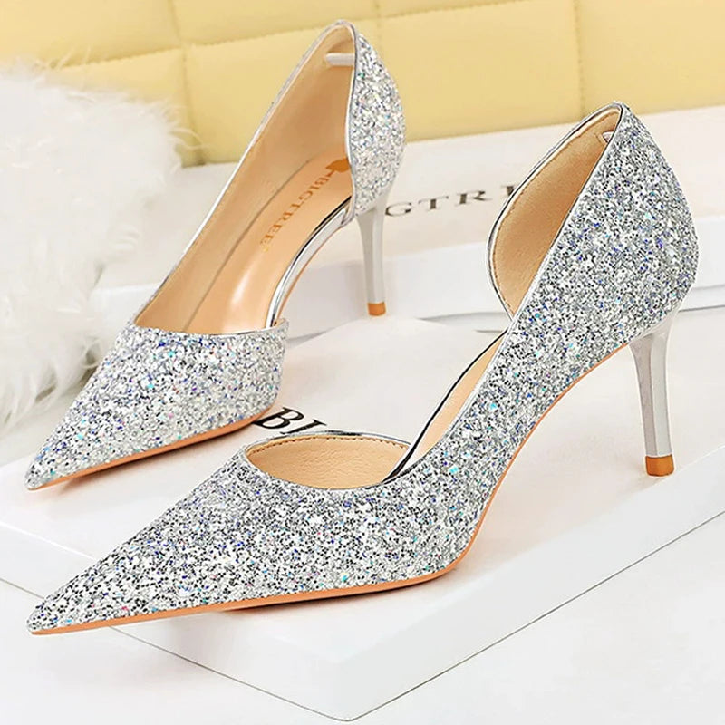 Luxury Sparkly Stiletto Heels