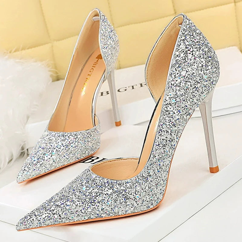 Luxury Sparkly Stiletto Heels