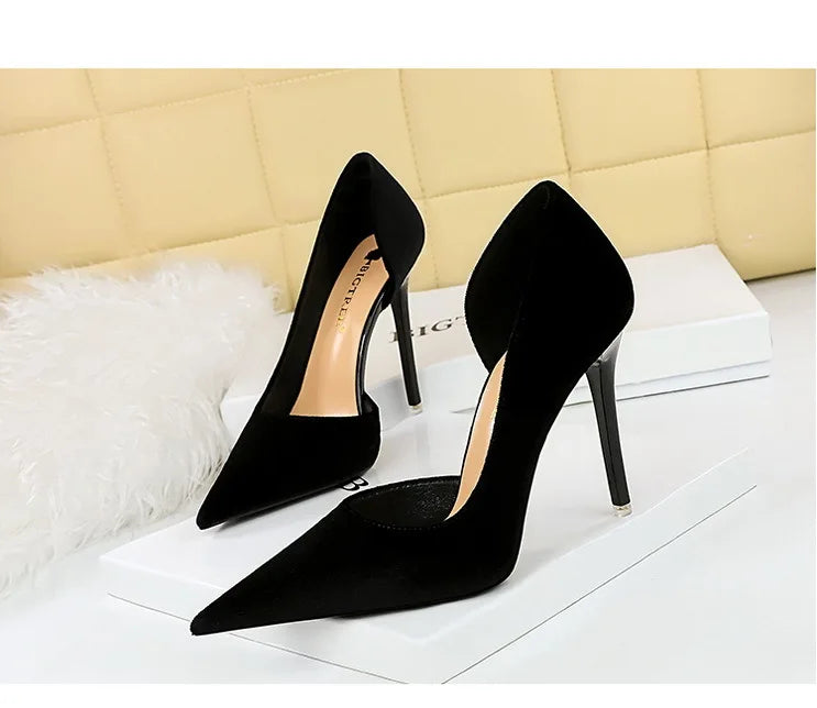 Madeline Suede High Heels