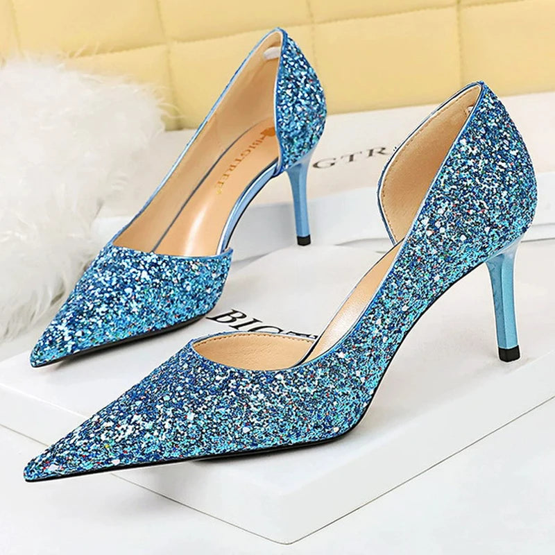 Luxury Sparkly Stiletto Heels