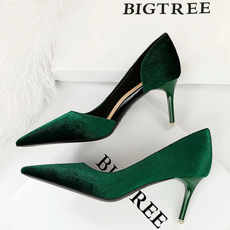 Madeline Suede High Heels